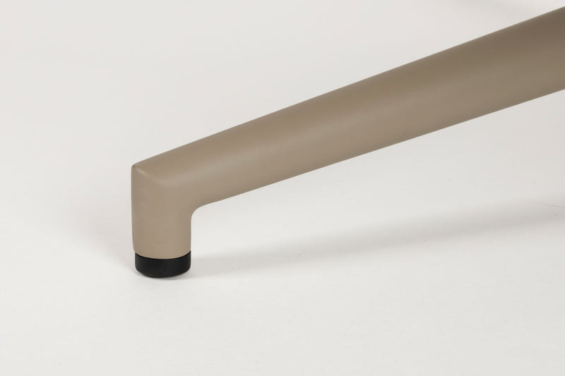 Loungesessel Philly Zuiver, drehbar in Beige mit weichem Stoffbezug
