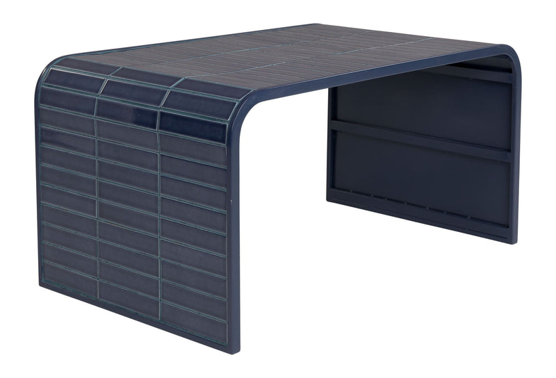 Couchtisch Tiles Zuiver Blau mit Fliesenoptik für Indoor & Outdoor