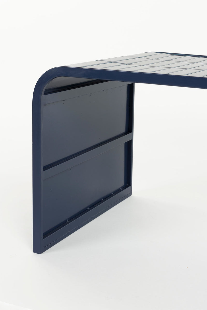 Couchtisch Tiles Zuiver Blau mit Fliesenoptik für Indoor & Outdoor