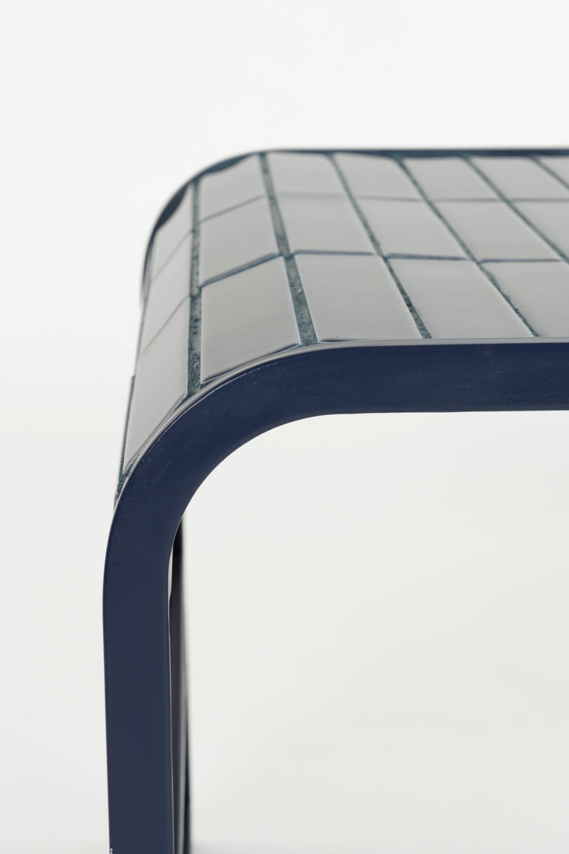 Couchtisch Tiles Zuiver Blau mit Fliesenoptik für Indoor & Outdoor