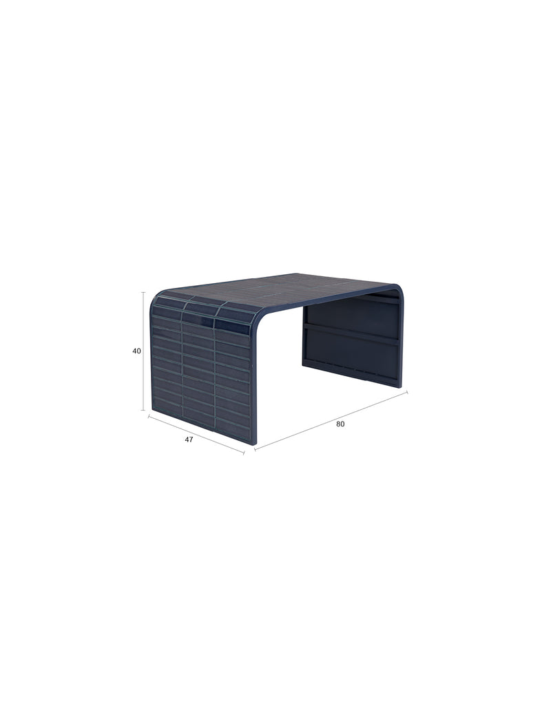 Couchtisch Tiles Zuiver Blau mit Fliesenoptik für Indoor & Outdoor