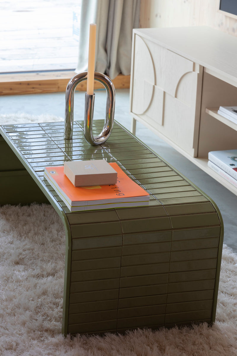 Couchtisch Tiles Green von Zuiver mit Fliesen-Optik, Indoor & Outdoor