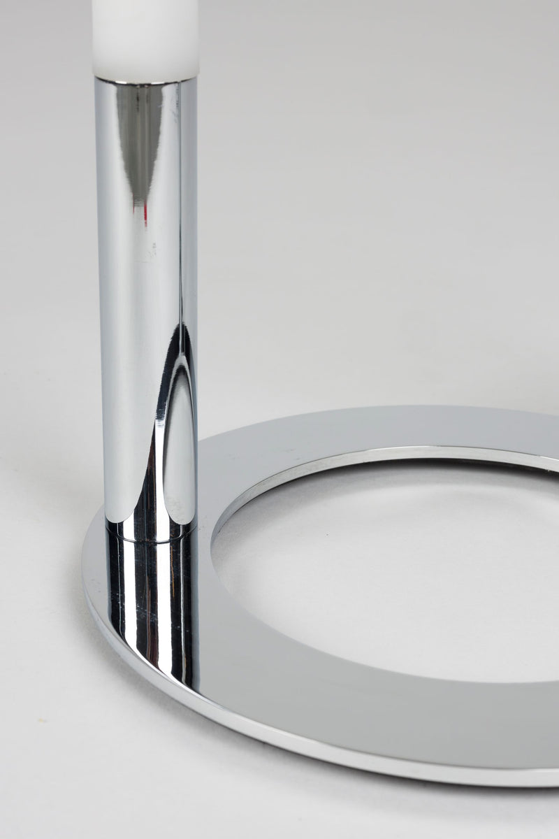 Tischlampe Arch Chrome von Zuiver mit Touch-Dimmer, 3 Stufen