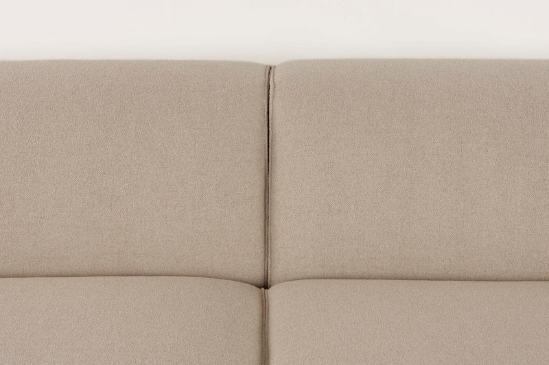 Sofa Milka 4,5-Sitzer links Cappuccino mit Chaiselongue von Zuiver