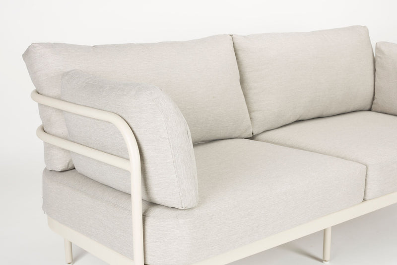 Gartenmöbel-Set Vista mit Sofa & Coffee Table, Aluminium Beige