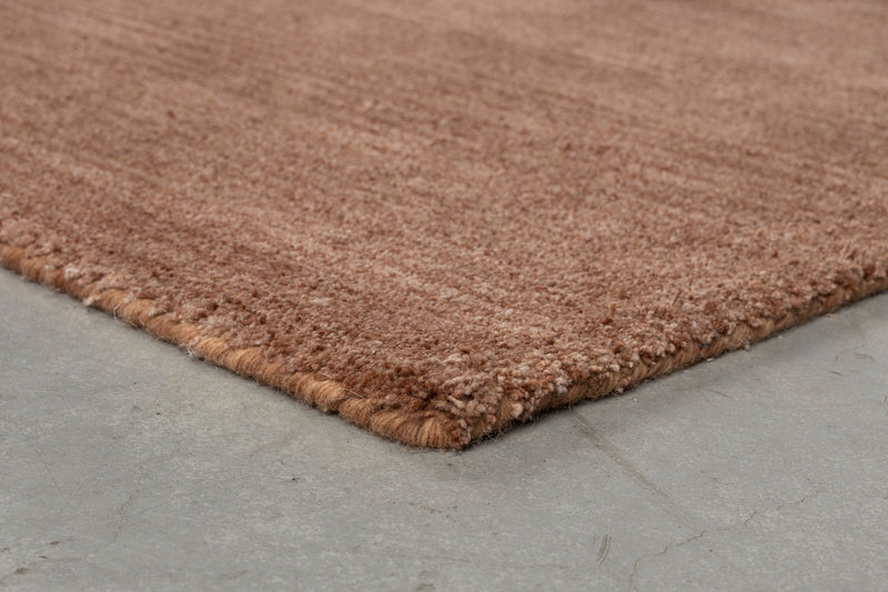 Teppich Luwte 160x230 Terracotta von Zuiver aus weichem Polyester