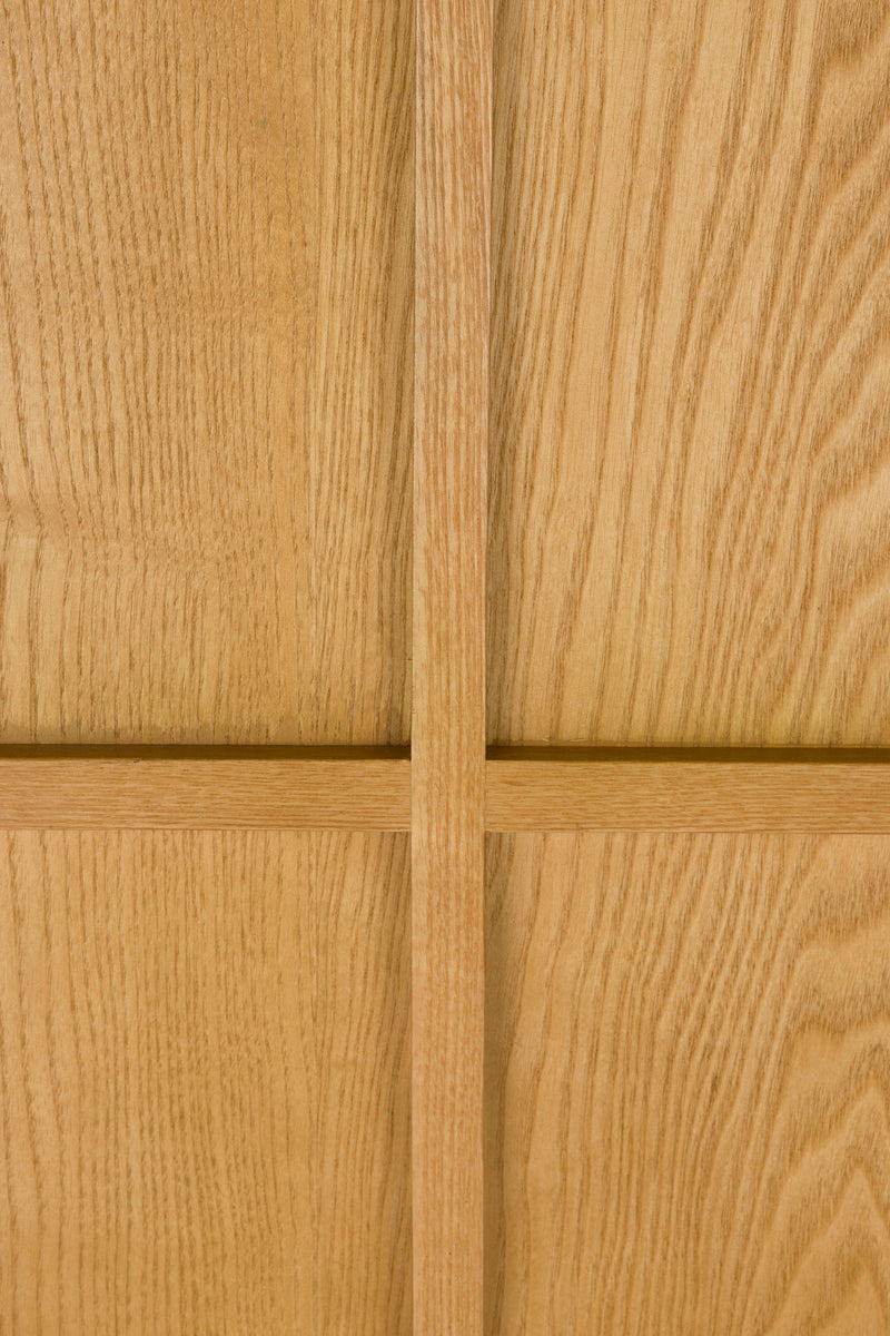 Sideboard Raster Low aus Eschenfurnier, Japandi-Design von Zuiver