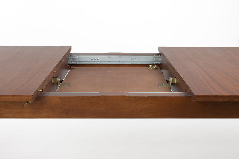 Esstisch Ellen ausziehbar 180-220 cm, Nussbaum-Optik von Zuiver