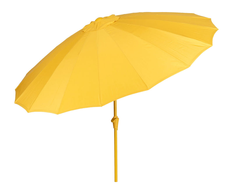 Sonnenschirm Sunshine von Zuiver in Gelb mit Aluminiumgestell