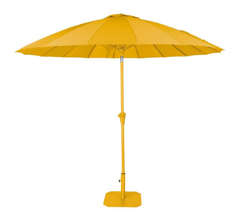 Sonnenschirm Sunshine von Zuiver in Gelb für den Garten, 250x250 cm
