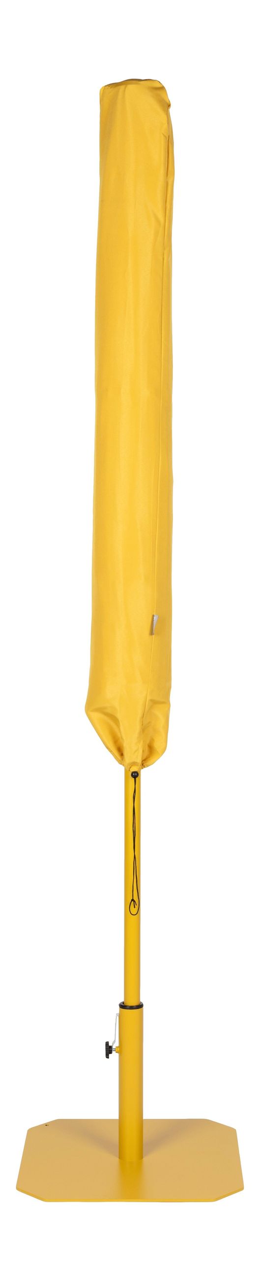 Sonnenschirm Sunshine von Zuiver in Gelb für den Garten, 250x250 cm