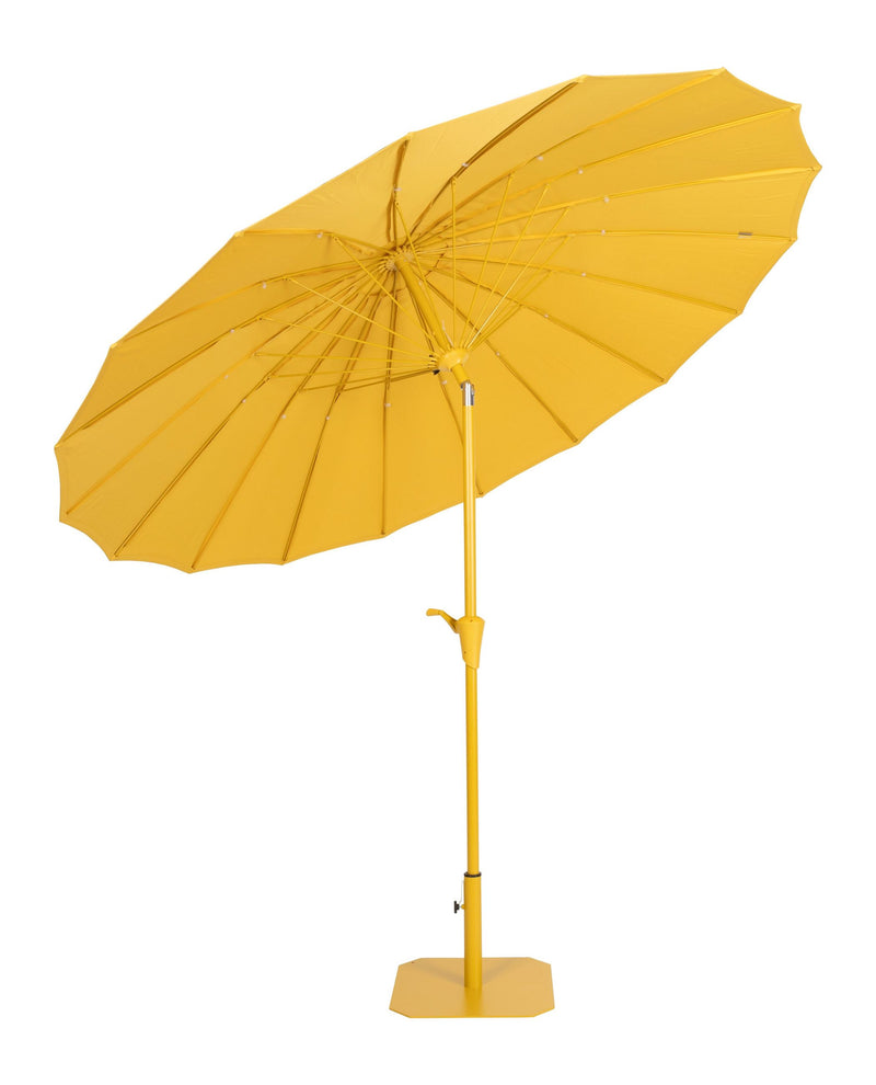 Sonnenschirm Sunshine von Zuiver in Gelb für den Garten, 250x250 cm