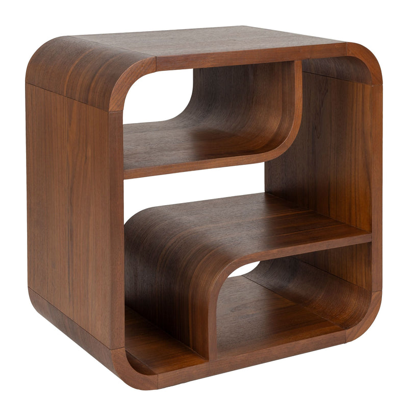Schrank Seven S mit Bogendesign aus Nussbaumfurnier von Zuiver