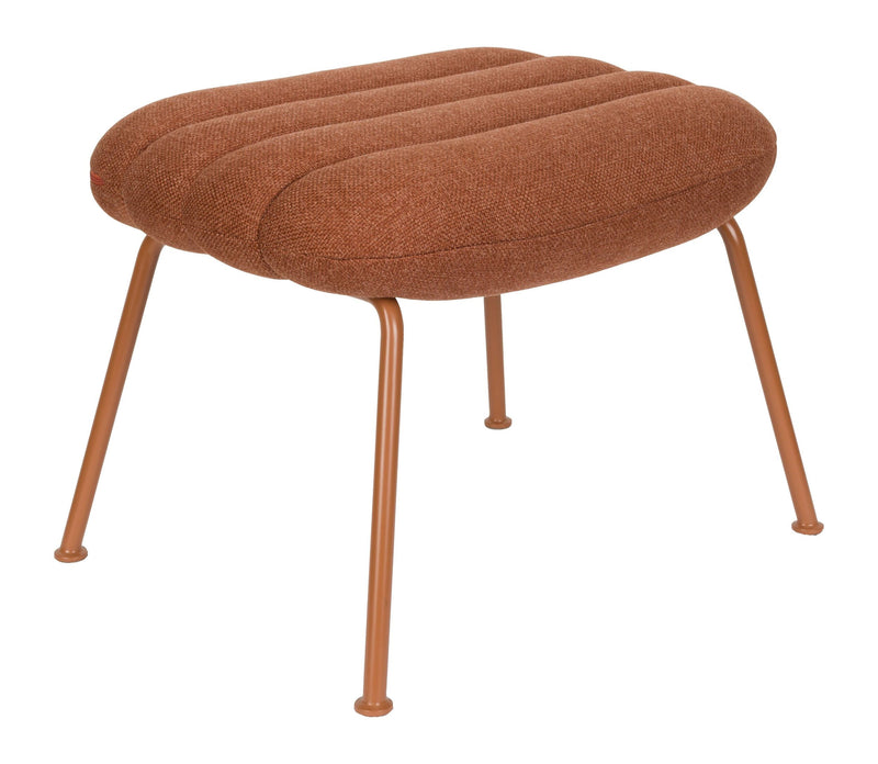 Hocker Verte Terracotta mit Stahlgestell für Wohnzimmer & Schlafzimmer