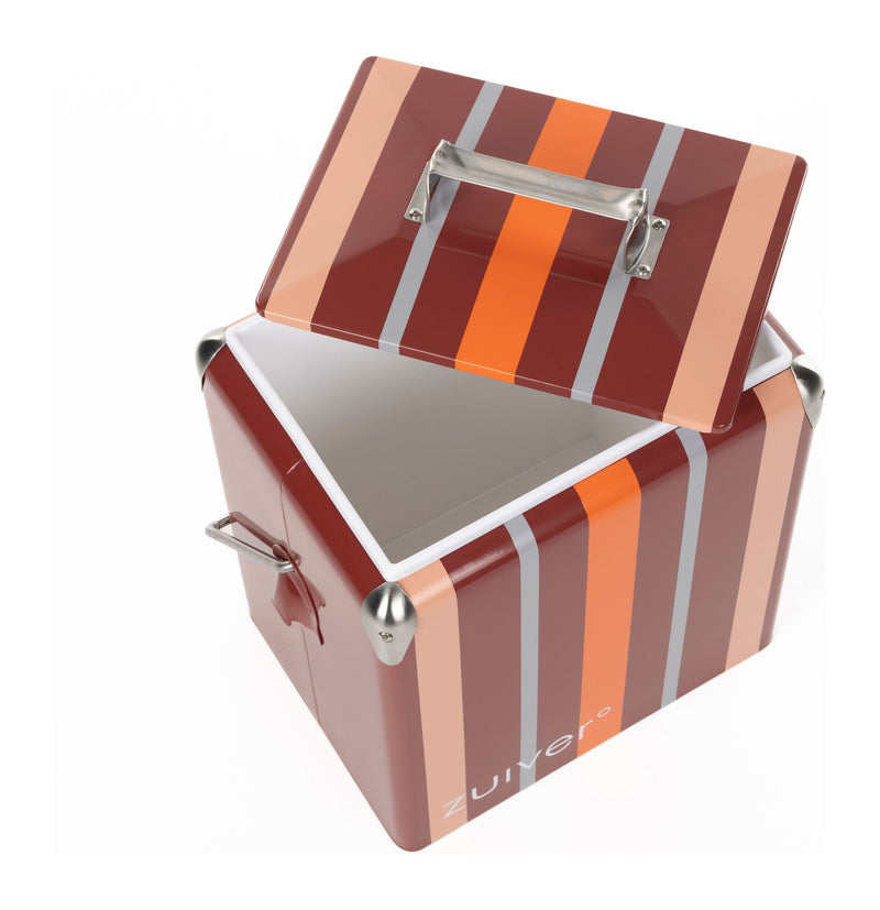 Kühler Cooler Be Wine Stripes Burgundy für Balkon und Terrasse