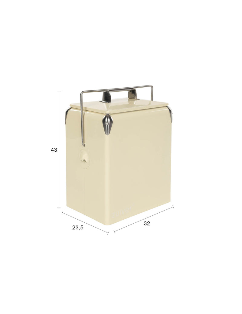 Kühler Be Wine Lemon von Zuiver, Beige mit Griff für Balkon & Terrasse
