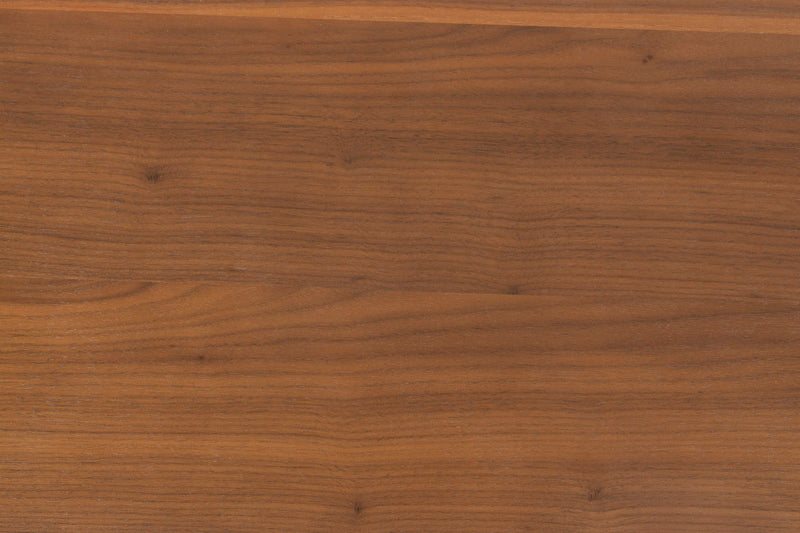 Sideboard Barbier 180 Walnut mit Schiebetüren und Glasfächern