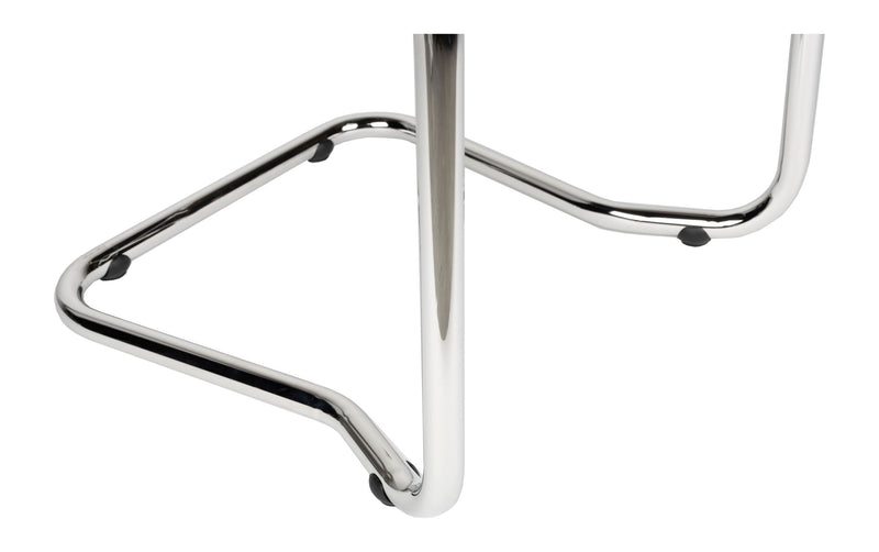 Sessel Ridge Kink Deco Symbols im 2er-Set, Grün mit Chrom-Gestell