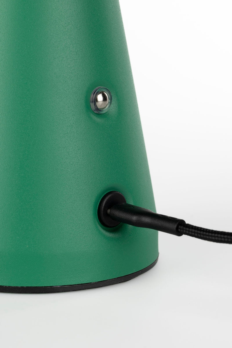 Tischlampe Bello Grün von Zuiver, kabellos & dimmbar für außen