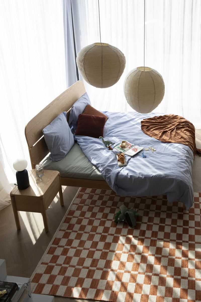 Bett Storm 180 aus Eichenholz von Zuiver für das Schlafzimmer