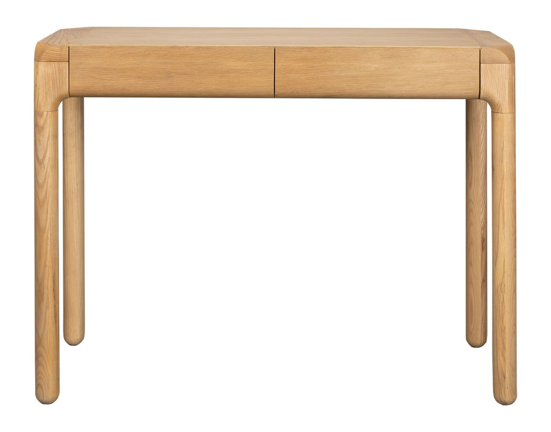 Konsolentisch Storm Natural, Eschenholz mit Eichenfurnier von Zuiver
