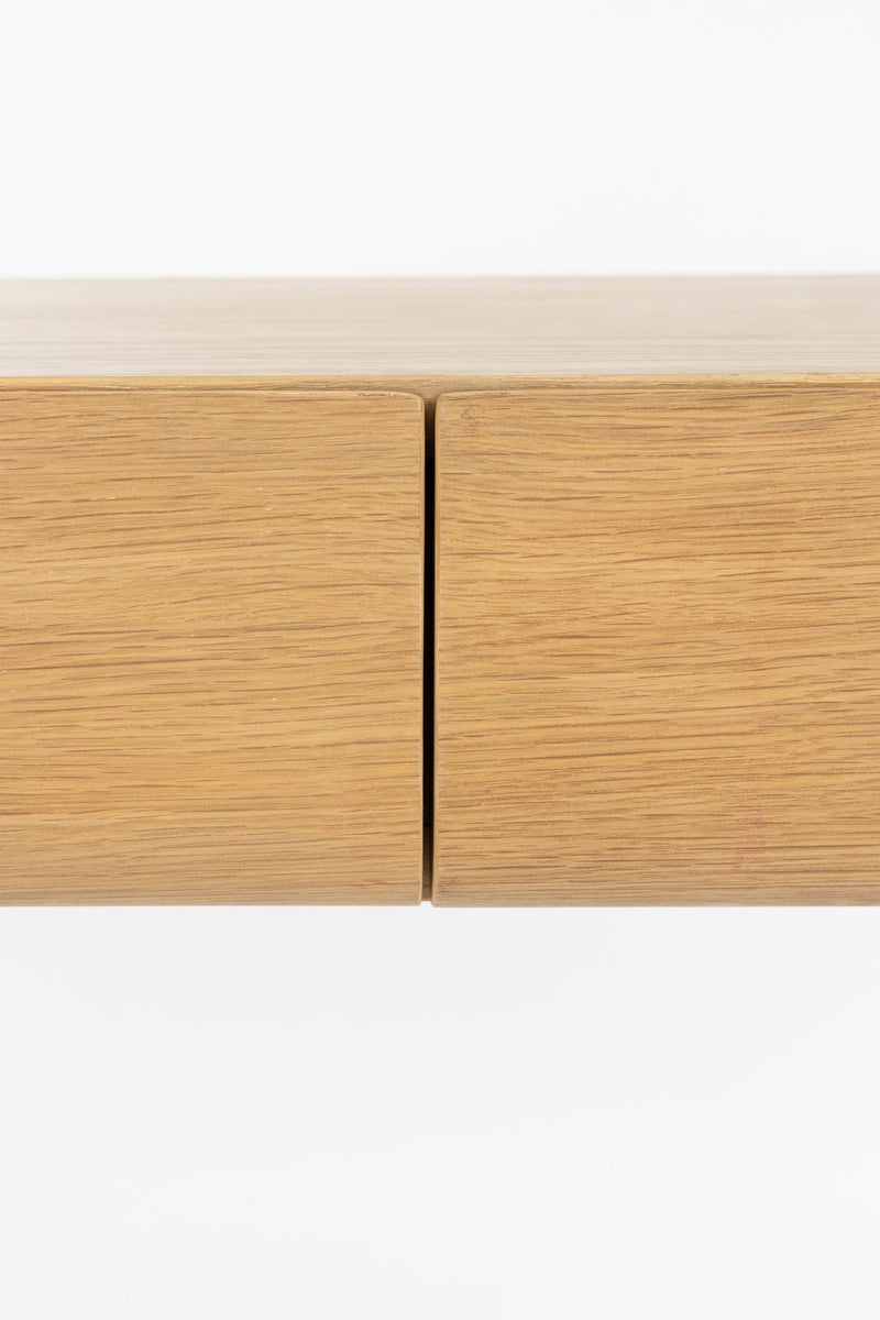 Konsolentisch Storm Natural, Eschenholz mit Eichenfurnier von Zuiver