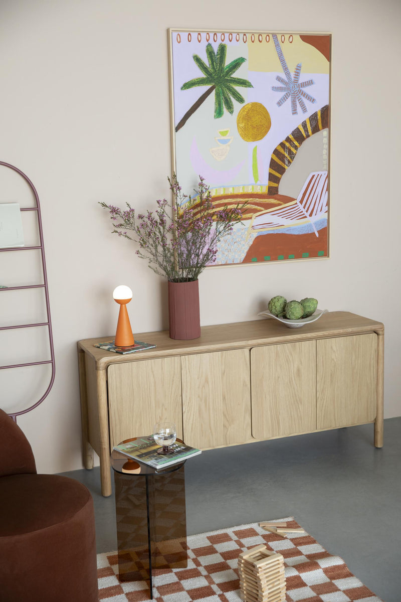 Sideboard Storm Natural aus Eichenfurnier für Wohn- und Schlafzimmer