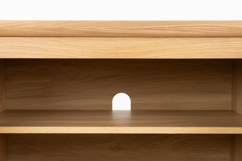 Sideboard Storm Natural aus Eichenfurnier für Wohn- und Schlafzimmer