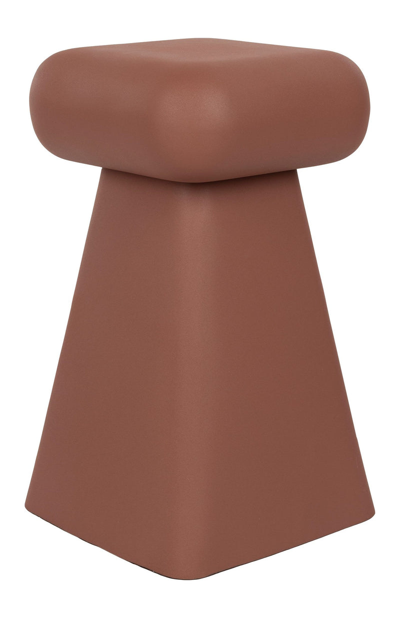 Hocker Earth Terracotta, Zuiver Beistelltisch aus Eisen für Wohnzimmer