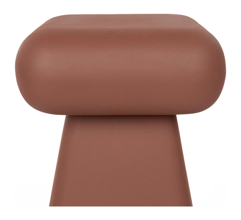 Hocker Earth Terracotta, Zuiver Beistelltisch aus Eisen für Wohnzimmer