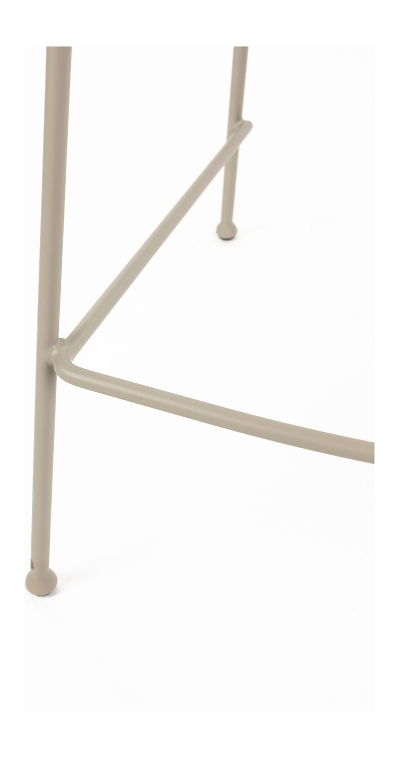 Barhocker Feston im 2er-Set, Beige mit Stahlgestell von Zuiver