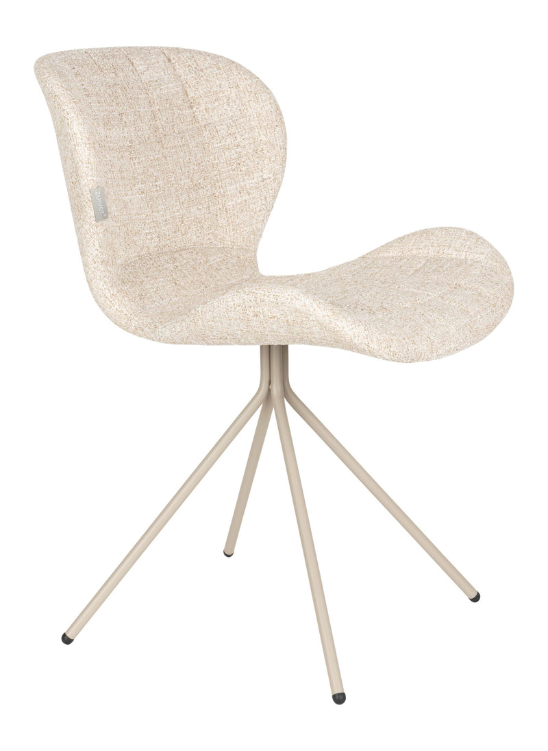 Esszimmerstuhl OMG 2er-Set, Beige mit Polsterbezug von Zuiver