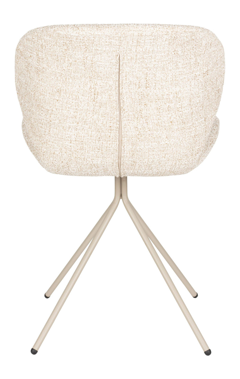 Esszimmerstuhl OMG 2er-Set, Beige mit Polsterbezug von Zuiver