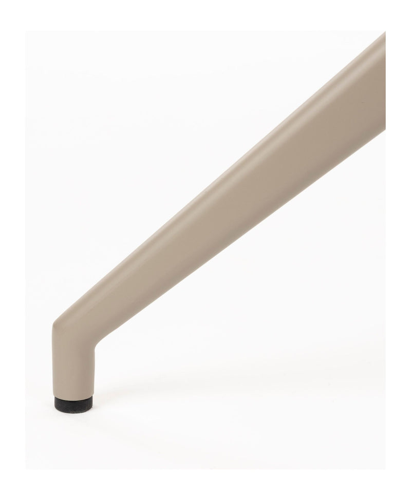 Sessel Doulton im 2er-Set, Beige mit Armlehne, Metallgestell