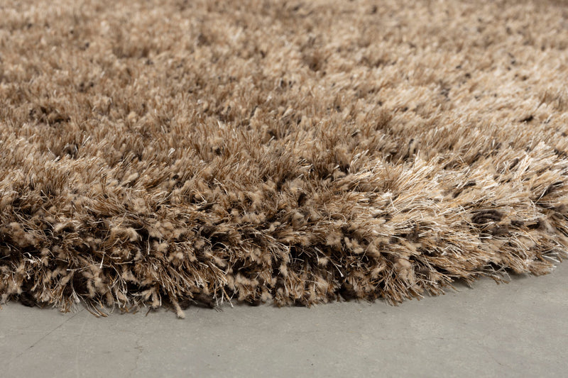 Hochflor-Teppich Tasty Zuiver 200x290 cm Braun aus 100% Wolle