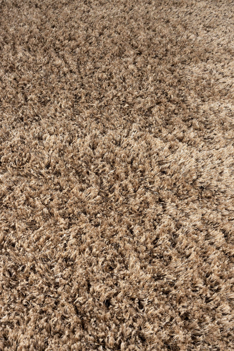 Hochflor-Teppich Tasty Zuiver 200x290 cm Braun aus 100% Wolle