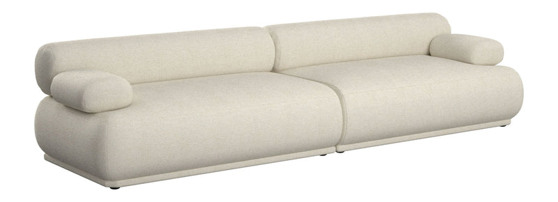 Sofa Rembrandt 3-Sitzer Beige mit Rippstoff-Bezug, Zuiver Wohnzimmer