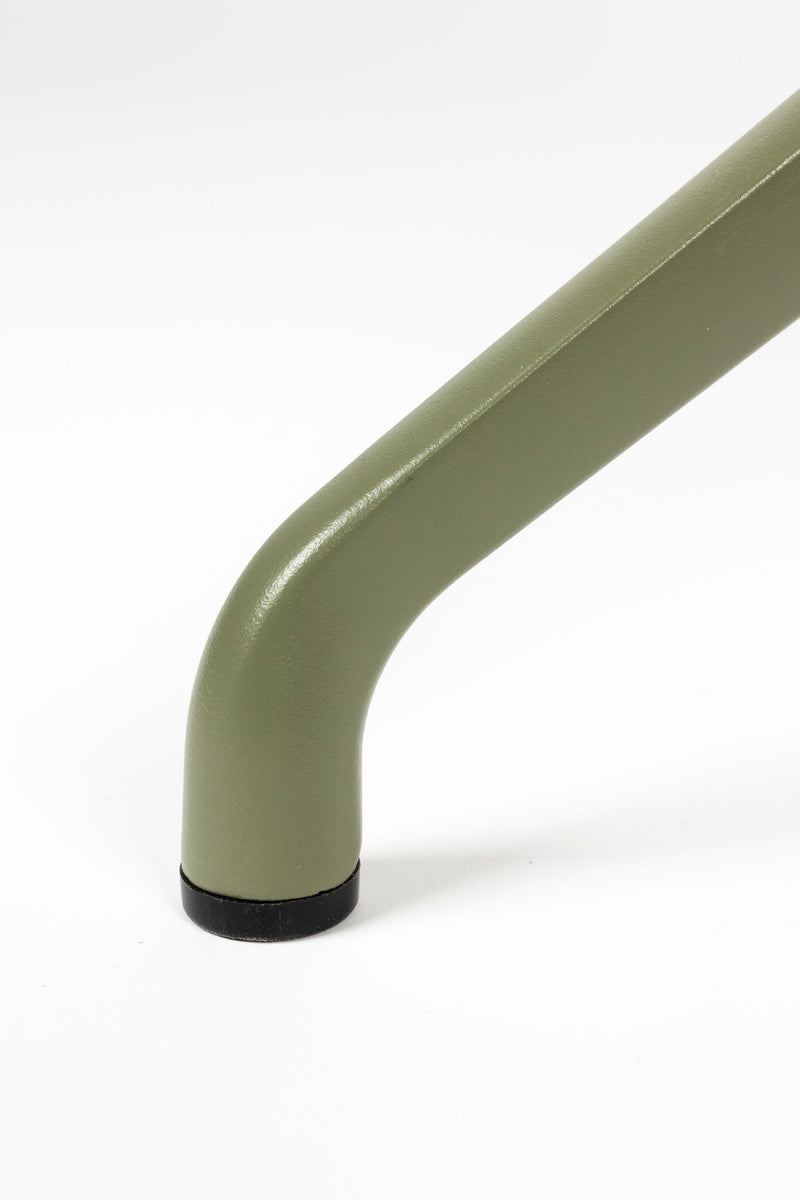 Esszimmerstuhl Albert Kuip Swivel 2er-Set in Grün mit Aluminiumgestell
