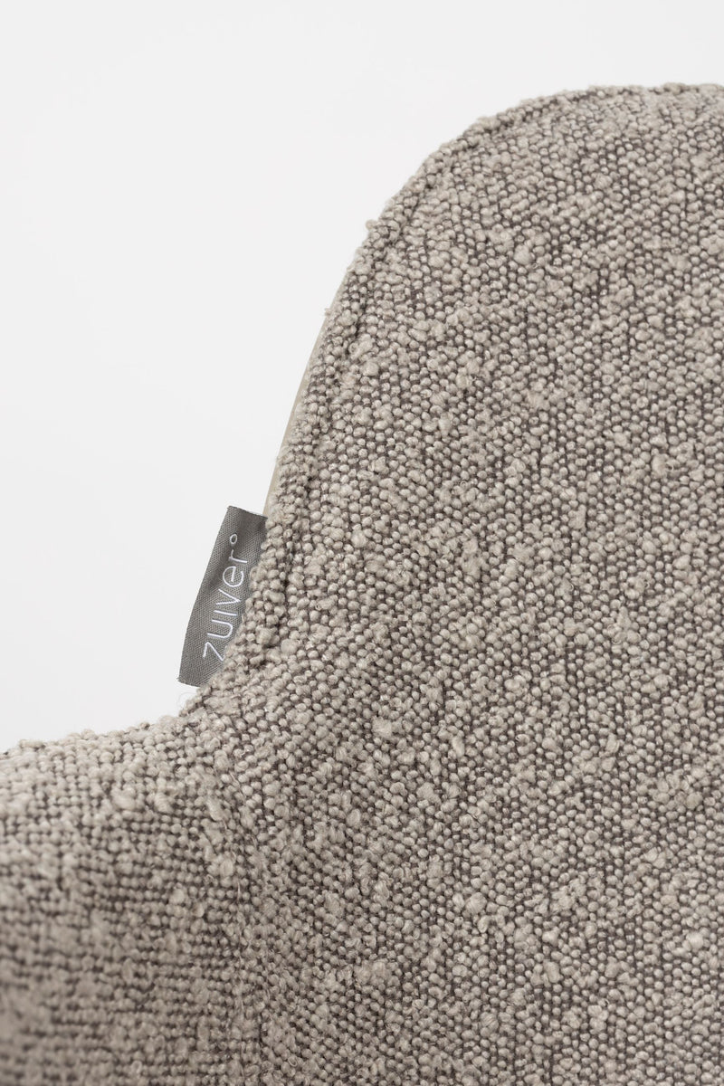 Sessel Albert Kuip: 2er-Set, Taupe mit Drehfuß und Armlehnen
