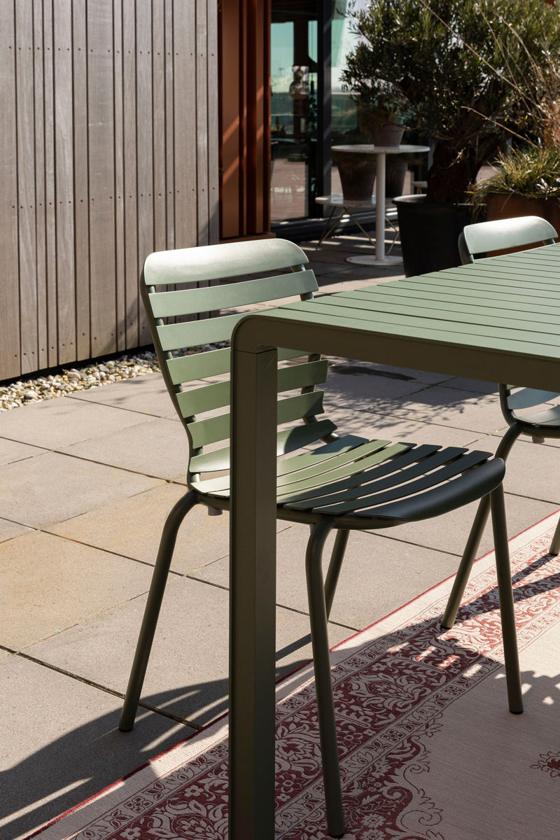 Gartenstuhl Vondel im 2er-Set, Grün aus Aluminium von Zuiver