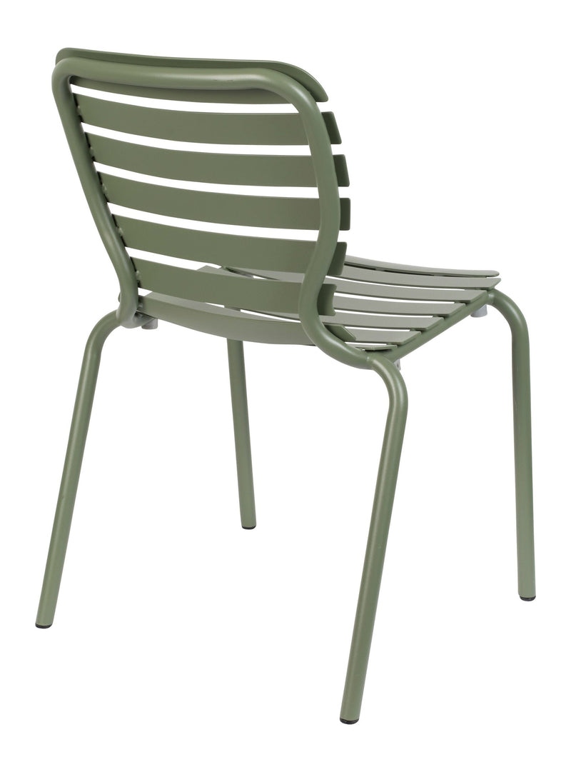 Gartenstuhl Vondel im 2er-Set, Grün aus Aluminium von Zuiver
