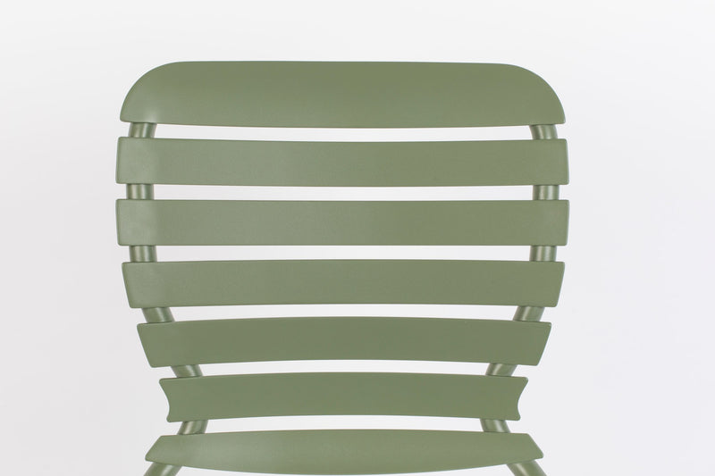 Gartenstuhl Vondel im 2er-Set, Grün aus Aluminium von Zuiver