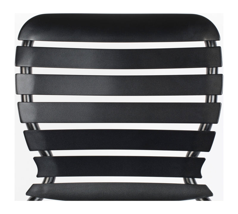 Gartenstuhl Vondel 2er-Set, Schwarz aus Aluminium von Zuiver