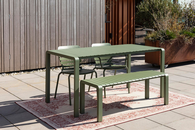 Gartensessel Vondel im 2er-Set, Grün aus Aluminium von Zuiver