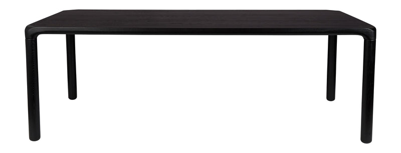 Esstisch Storm 220x90 cm in Schwarz mit Eschenfurnier von Zuiver