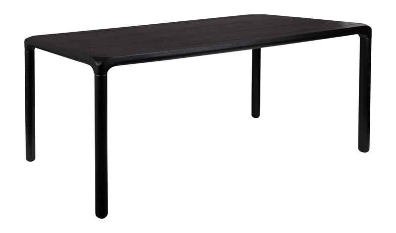 Esstisch Storm 220x90 cm in Schwarz mit Eschenfurnier von Zuiver