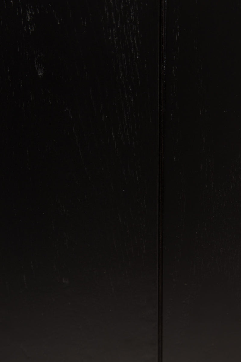 Esstisch Storm 220x90 cm in Schwarz mit Eschenfurnier von Zuiver