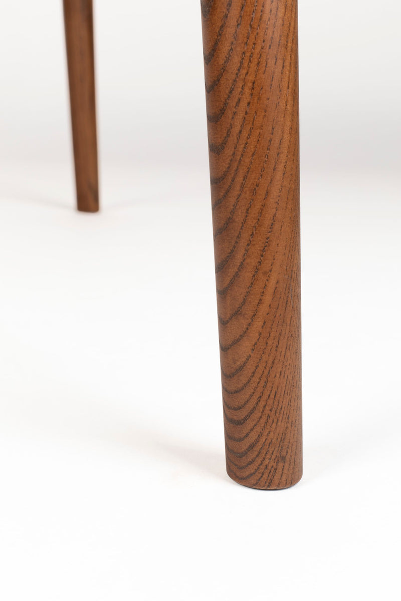 Esstisch Twist Round ausziehbar mit Walnussfurnier von Zuiver