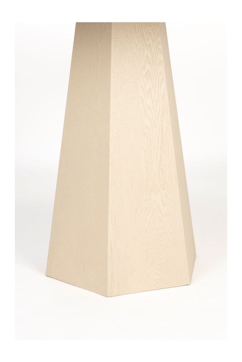 Esstisch Pilar Rund aus Eschenfurnier in Beige, Ø100 cm, Zuiver