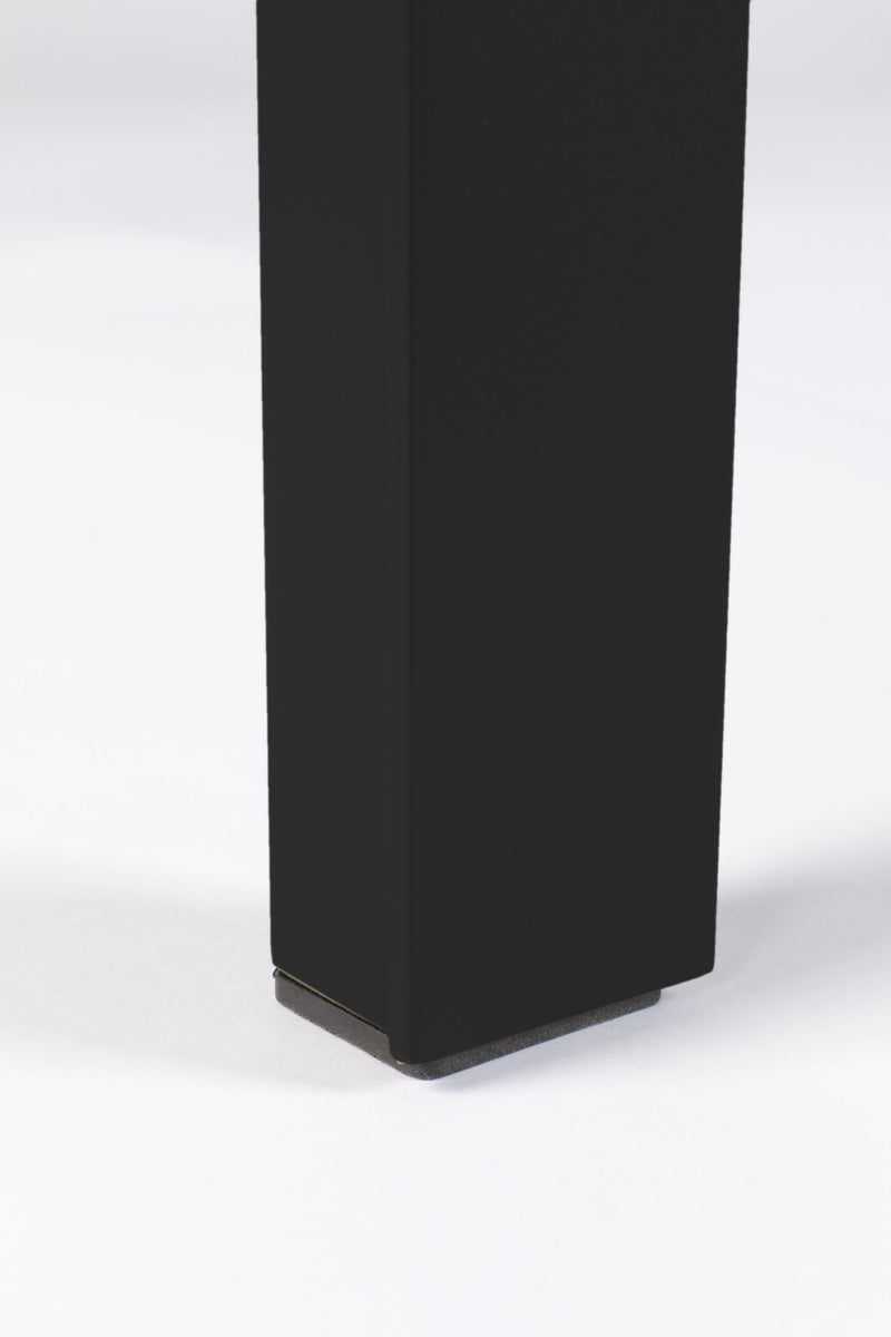 Gartentisch Vondel aus Aluminium in Schwarz, 168,5x87 cm von Zuiver